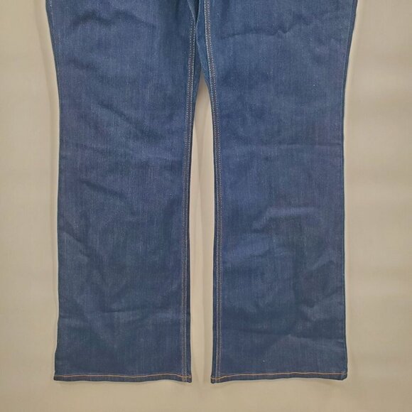 Old Navy High Rise Wow Flare Jeans Women Size 12 NWT Dark Wash Cotton - Picture 5 of 16